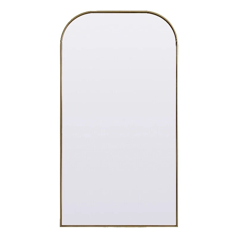Marco de Madera arqueado Espejo de cuerpo entero espejos para decoración del hogar