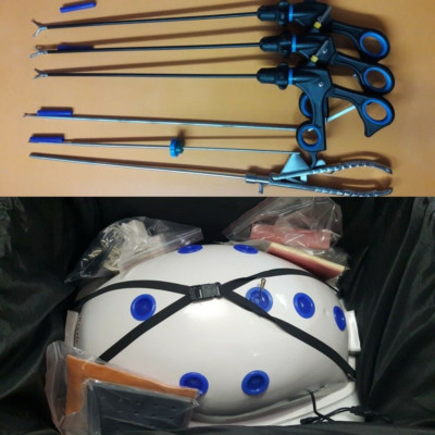 Laparoscopic Virtual Simulator Training Box Set Surgeons Surgical Instrument CE