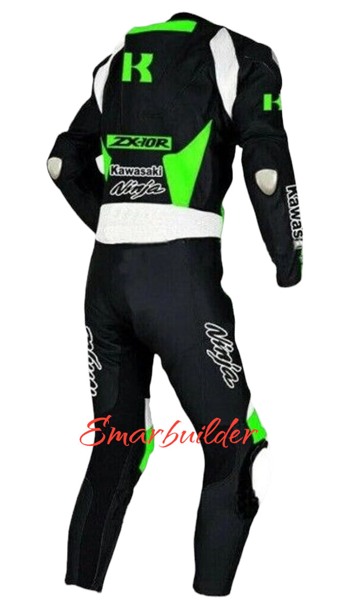 KAWASAKI NINJA Motorcycle Motorbike Racing cowhide Leather KAWASAKI NINJA Motorcycle Motorbike Racing cowhide Leather