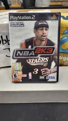 CIB NBA 2K3 BASKETBALL 2003 SONY PLAYSTATION 2 VIDEO GAME COMPLETE IN BOX