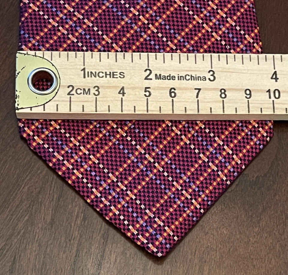 Enzo Bella 100% 真丝男式领带意大利制造 — 第 4/4 张图片