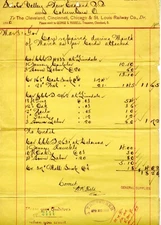 1890 Scioto Valley & New England Railroad to the C.C.C.& St. Louis Railway