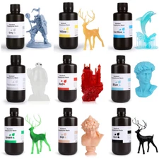 【Buy 5 Pay 3,Add 5】ELEGOO Standard LCD 3D Printer Resin 405nm UV Curing 1KG