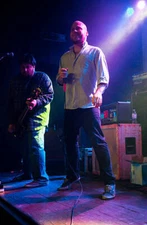 Joby J Ford and Matt Caughthran of The Bronx at St Andrews Hall on- Old Photo