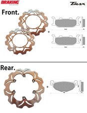 KIT DISCHI FRENO WAVE MARGHERITA BRAKING X YAMAHA T-MAX TMAX 500 2004 - 2007