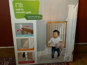 mothercare wooden stair gate