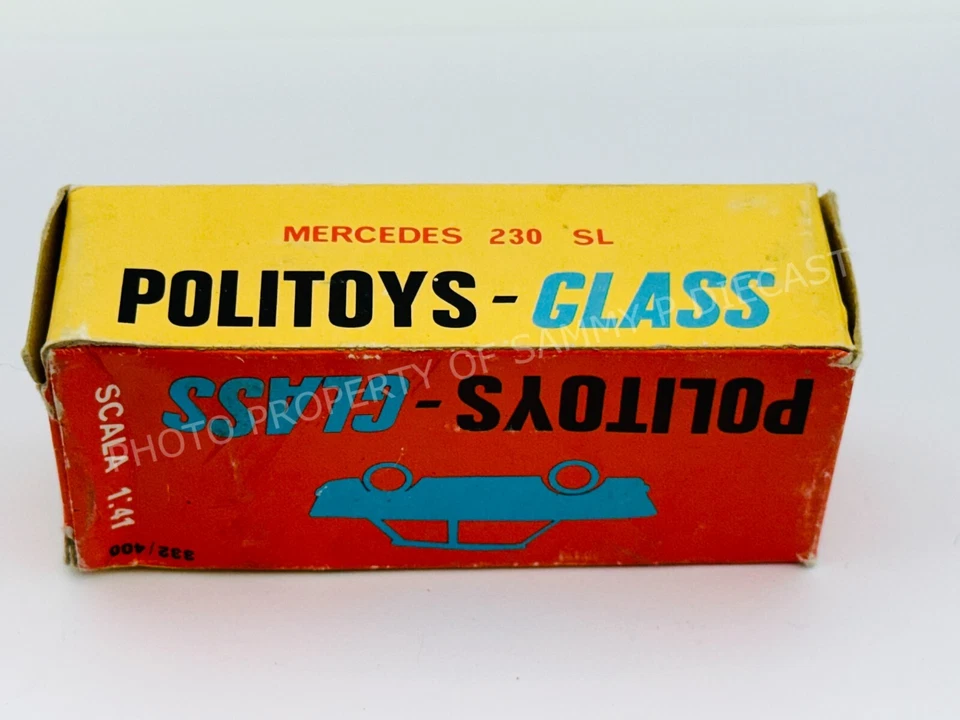 Politoys Glass Italia 1:43 MERCEDES BENZ 230 SL Gris ¡NUEVO EN CAJA!! Foto 4 de 4