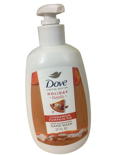 Dove Liquid Hand Wash 2 Cinnamon Pumpkin Pie 12oz & 1 Sugar Cookie 12 oz - Picture 3 of 4