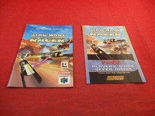 Star Wars Episode I Racer Nintendo 64 N64 Instruction Manual Booklet Insert