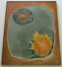 VINTAGE 1960'S PAINTING MINIMALIST ABSTRACT EXPRESSIONISM EXHIBITED HAMILTON POP