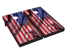 United States Flag Cornhole Board Wrap LAMINATED Wraps Decals Vinyl skin 67