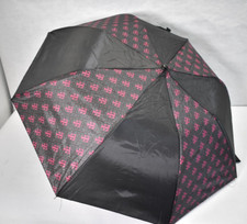 T Mobile Tuesday Black Pink Umbrella 40" Arc Handheld Rain Cover Protection