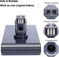 Battery for Dyson DC44 Vacuum 6.4Ah 22.2V DC34 DC35 DC31 Type A Animal Exclusive