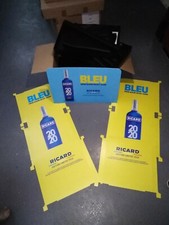 Gondole présentoir étagère ricard bleu 2020 euro foot neuf 40x60 cm