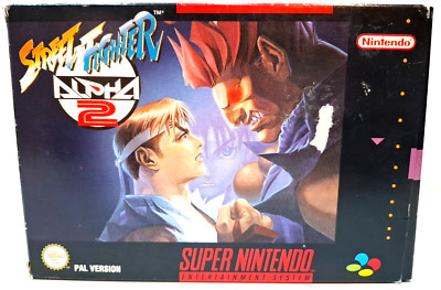 Street Fighter Alpha 2 - Super Nintendo Spiel TOP OVP PAL Version Capcom SNES