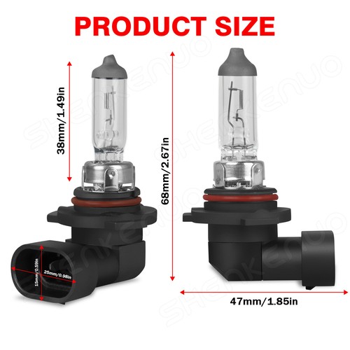 For Chevy Corvette 1997-2004 3400K Halogen Headlight High/Low Fog Light Bulb BP - Picture 7 of 13