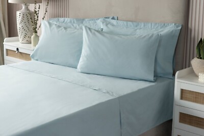 200 Fadenzahl Polycotton Bettwäsche von Belledorm alle Größen in Duck Egg