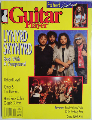 Guitar Player Magazine 1988 January Lynyrd Skynyrd Omar & The Howlers Santana