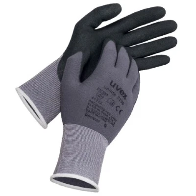 Uvex Safety Gloves Unilite 7700 Lightweight Abrasion-Resistant For Handling Work