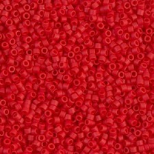 Miyuki Delica DB0753/DB753 11/0 Opaque Red Matte 7.2 Grams