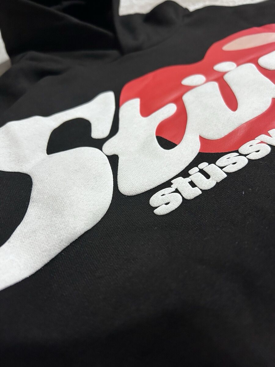 Stussy X CPFM Cactus Plant Flea Market Heart Hoodie Mens L Stussy X CPFM Cactus Plant Flea Market Heart Hoodie Mens L