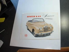 Austin  A40 Somerset   Convertible   sales broch--