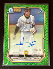 Hyun Seung Lee Bowman Chrome 2026 Green Refractor /99 Auto