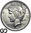 1927-D Peace Dollar, Better Denver Issue, Choice BU++