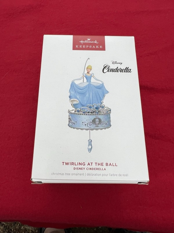 2024 Hallmark Ornament Disney Cinderella Twirling The Ball NIB Beautiful!