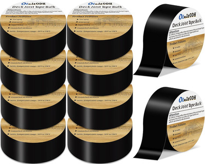 10 Rolls Deck Joist Tape 2 Inch x 50FT Butyl Flashing Tape Waterproof