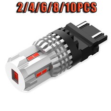 Red Led Bulbs Reverse Light Turn Signal Lamp Drl Auxito 12k 3156 31572-10x
