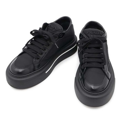 PRADA Sneakers Low Cut Re Nylon Logo Women s Size 35 1 2 1E661M  