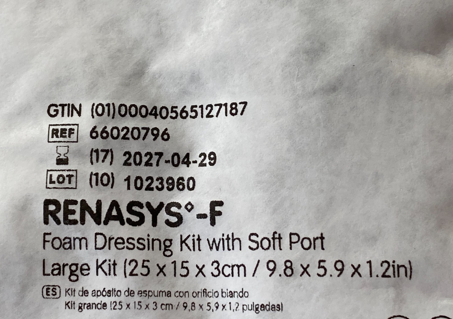 Lot of 2 SMITH & NEPHEW Dressing Kit 66020796  Exp.2027-04 (*AA32*)