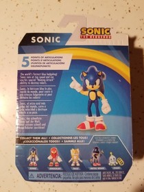 Lot of 5 Jakks Pacific 2.5 Inch toys: Sonic, Knuckles, Tails, Metal Sonic, Chao
