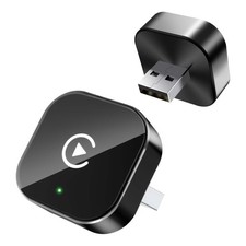 Wireless CarPlay Adapter for Apple iPhone  Android 2-in-1 Adapter Convert Wi...