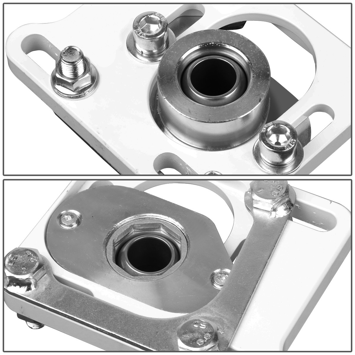 Do FDF caster camber plates require inner wheel arch cutting for coilover clearance on SN95 Mustang