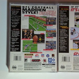 Sega Saturn EA Sports Lot of 3 CIB: Madden NFL 97, NHL 97, PGA Tour 97!
