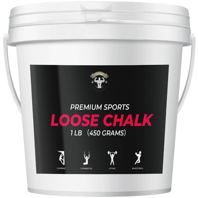 TITGGI 1 lb Gym Chalk Bucket - Multi-Purpose Hand Chalk for Rock Climbing, Gym,