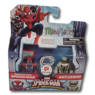 Marvel MiniMates Ultimate Spider-Man Anti-Venom Figuren