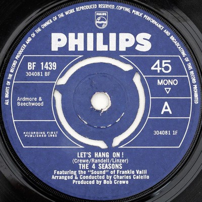 The 4 Seasons* Featuring The ''Sound'' Of Frankie Valli - Let's Hang On !
