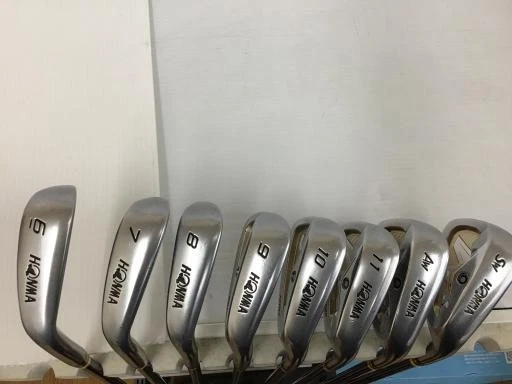 HONMA GOLF BERES IS-02 8pcs Iron Set 6-11/A.S Flex-R 2STAR ARMRQ 6 49 No H/C - Image 2 of 4