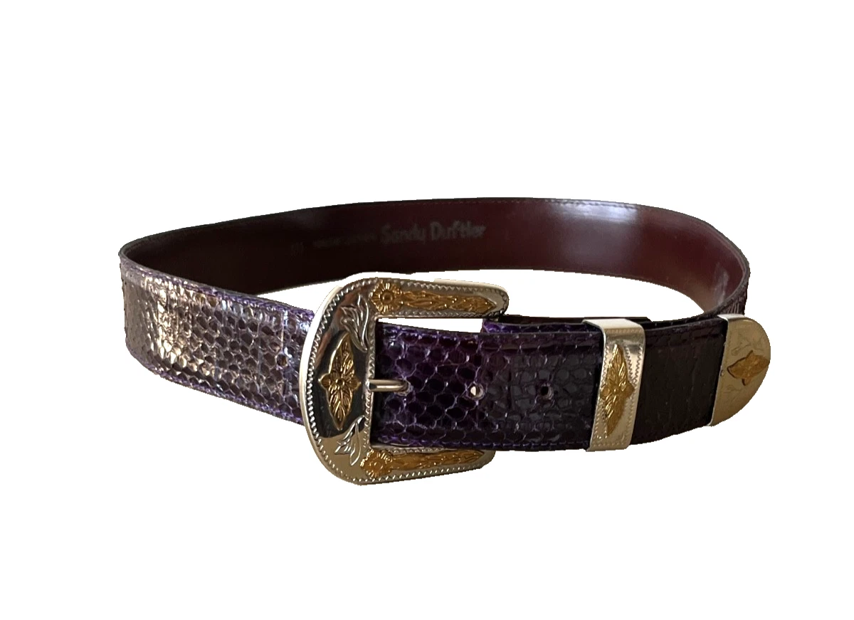 Purple Leather Vintage Belts for sale | eBay display picture 3