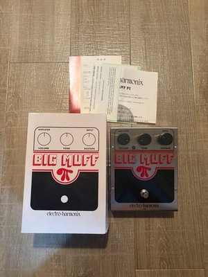 Electro-Harmonix Big Muff Pi Guitar Distortion Fuzz Pedal Used