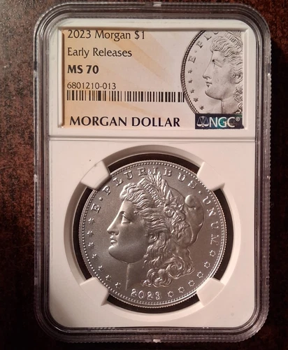 2023 Morgan & Peace Dollar Set NGC MS-70 Early Release