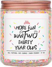 60Th Birthday Gifts for Women, Best Ideas Birthday Decorations Candle Gift for M