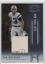 2005 Donruss Gridiron Gear Materials 53/150 Don Maynard #33 HOF 6r6