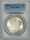 1897-S  PCGS  MS65  MORGAN DOLLAR  *  Tough Date  *  #52040884