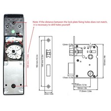 .WiFi Touch Screen Fingerprint Password IC Card Smart Door Lock With Mechanical