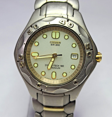 7871-H32831 CITIZEN ECO DRIVE TITANIUM DIVERS WATCH FOR MEN C5-14