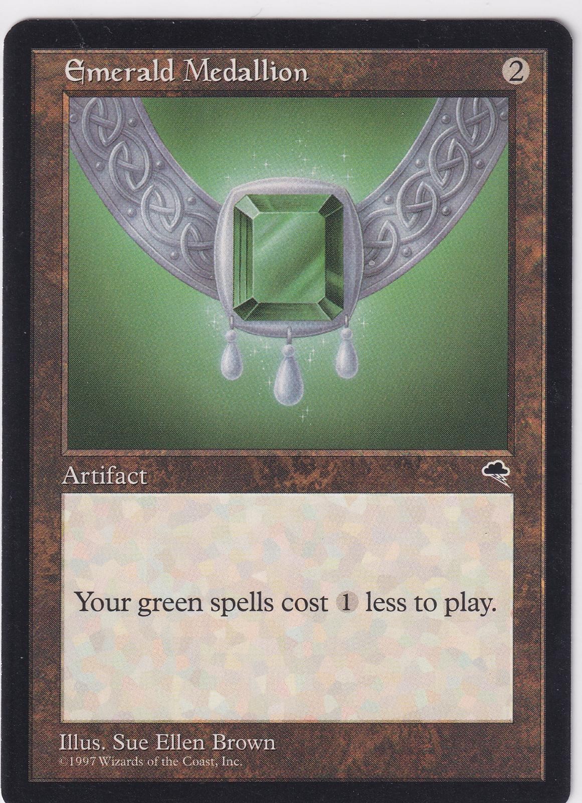 Emerald Medallion 283 Rare Tempest Magic: The Gathering Near Mint